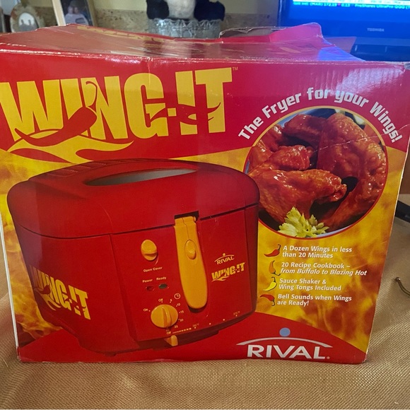 Rival Kitchen Rival Wingit Deep Fryer For Your Chicken Wings